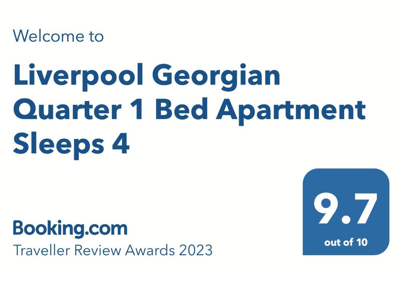 Liverpool Georgian Quarter 1 Bed Apartment Sleeps 4 Exterior photo